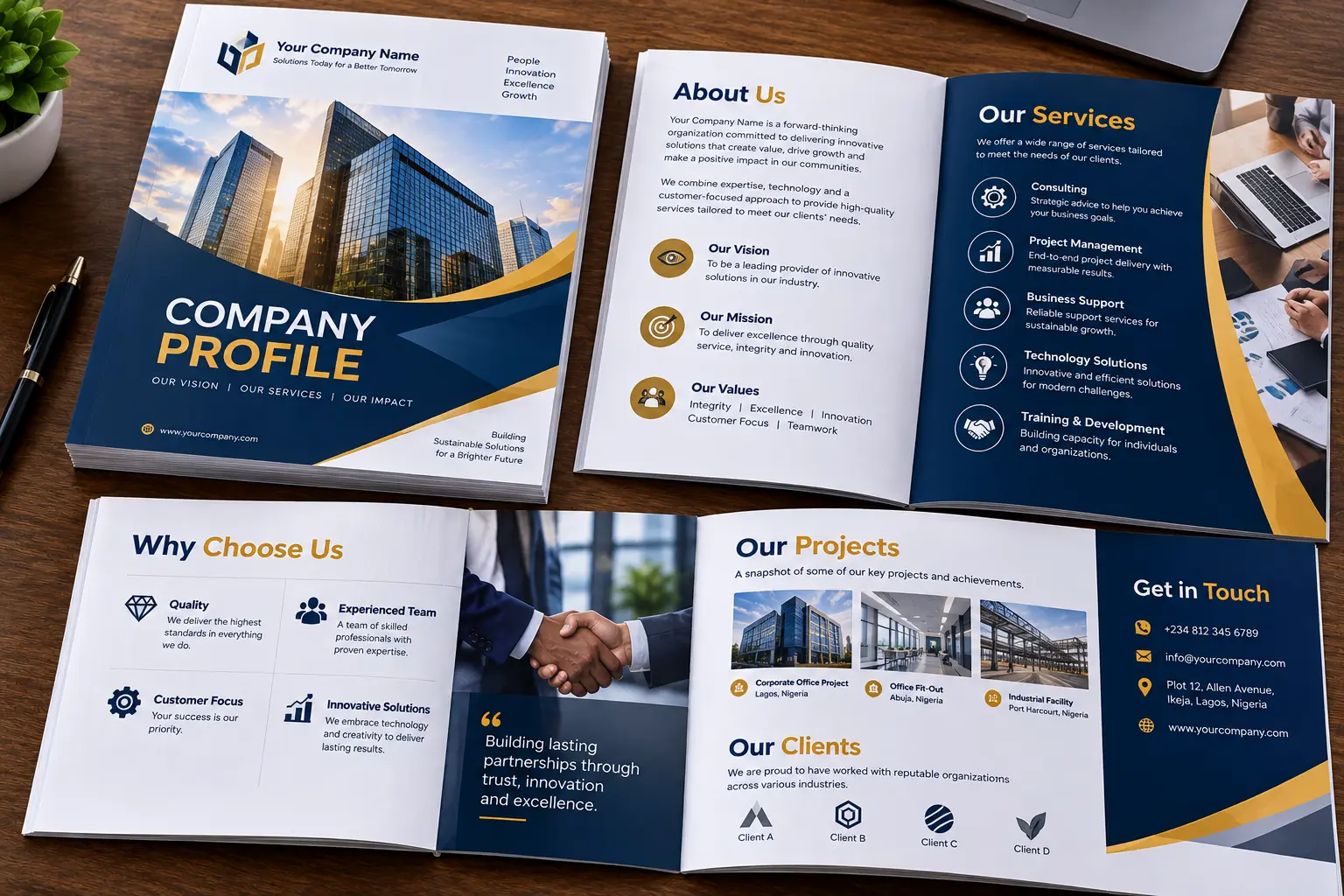 Company Profiles & Brochures