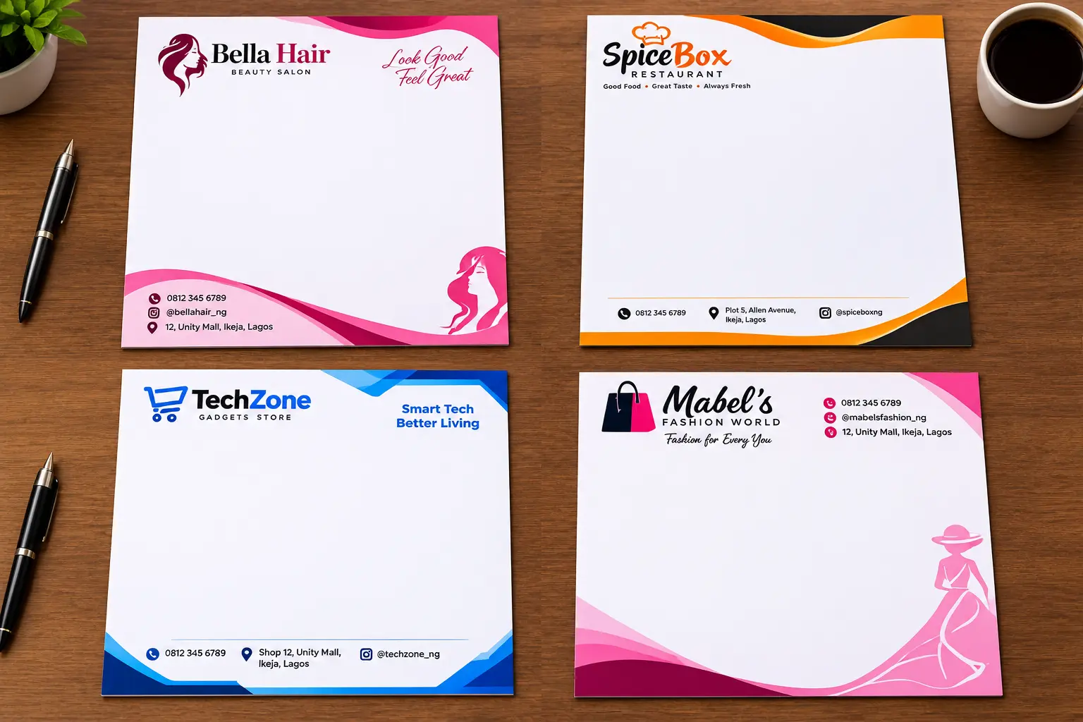 Letterheads & Corporate Stationery