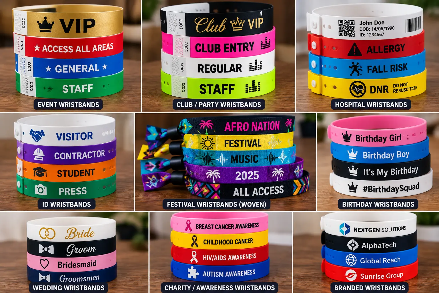 Event & Branded Wristbands
