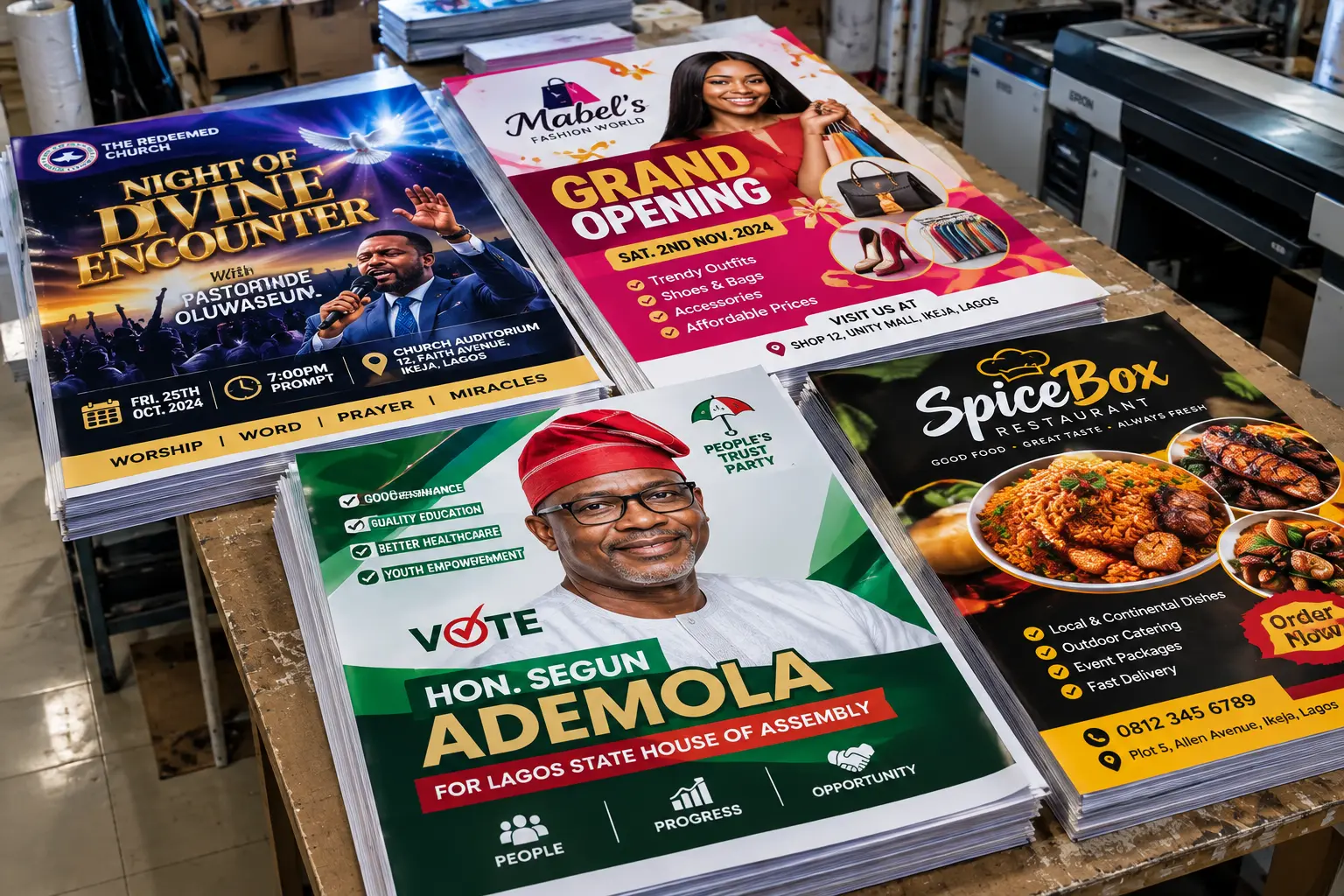 Posters & Promotional Flyers