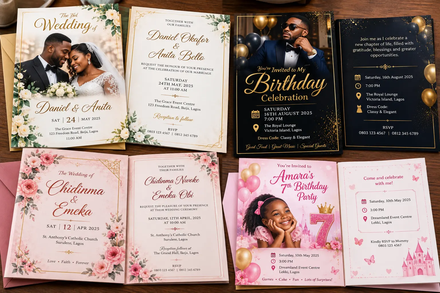 Invitation Cards & Event Stationery