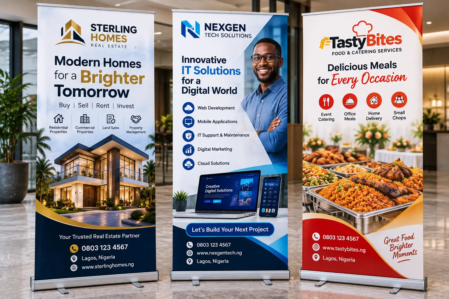 Roll-Up Banner Stands